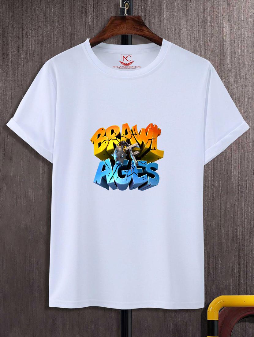 unisex white graphic printed t-shirt - 20883395 - Zoom Image - 0