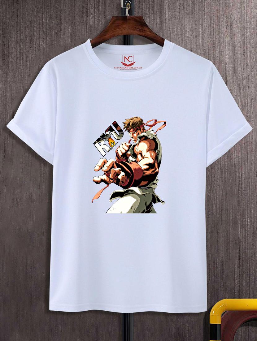 unisex white graphic print t-shirt - 20883397 - Zoom Image - 0