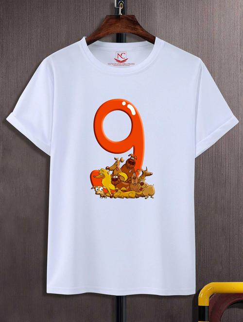 unisex white polyester graphic t-shirt - 20883400 -  Standard Image - 0