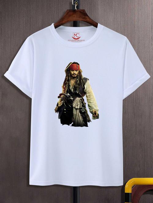 unisex white graphic printed t-shirt - 20883404 - Standard Image - 0