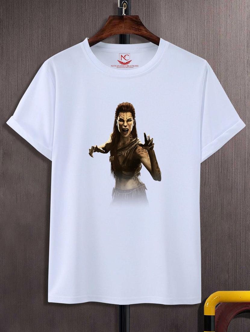 unisex white graphic printed t-shirt - 20883407 - Zoom Image - 0