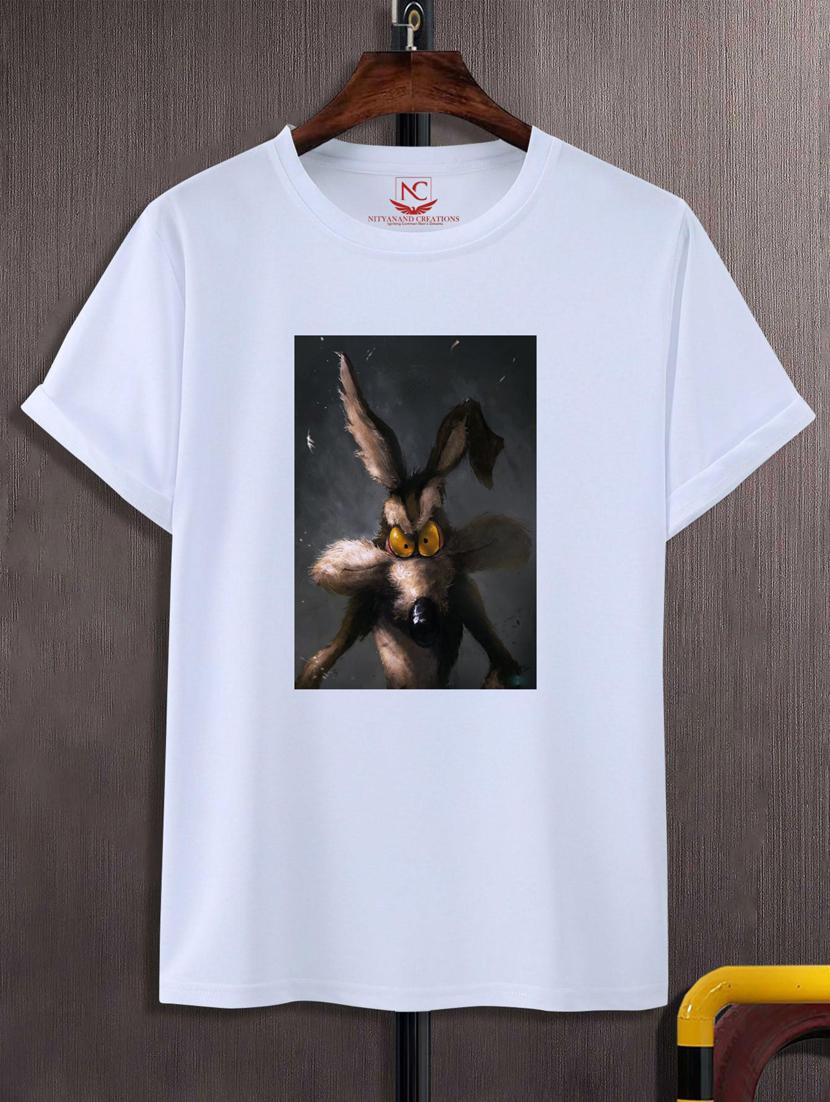 unisex white graphic printed t-shirt - 20883423 - Zoom Image - 0