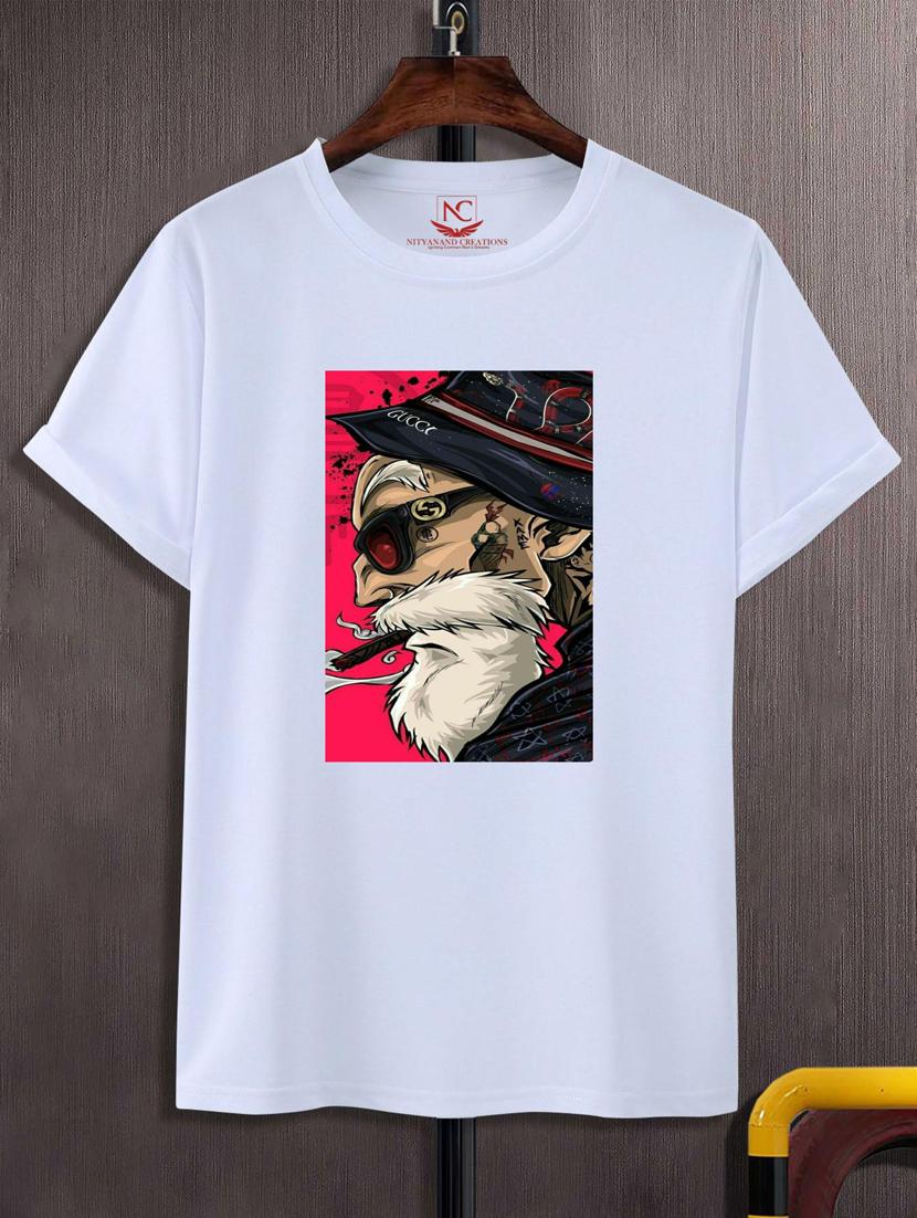 unisex white polyester graphic t-shirt - 20883427 - Zoom Image - 0