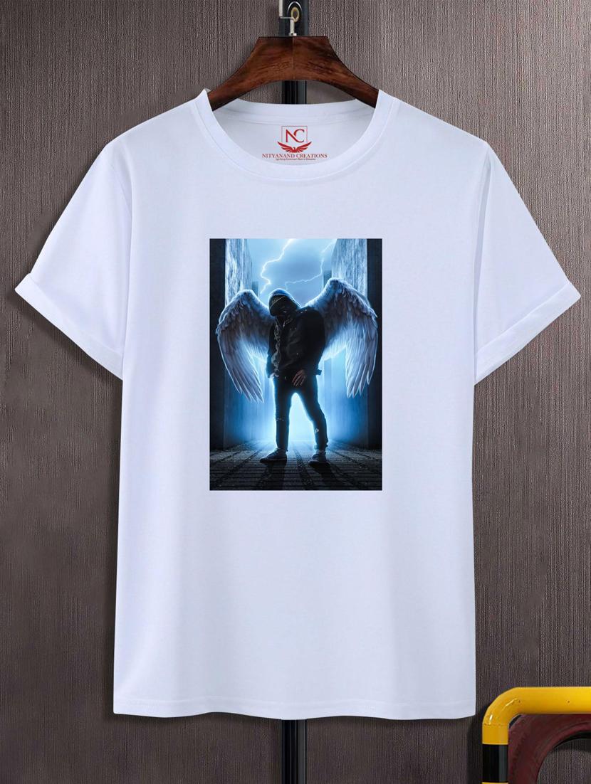 unisex white graphic printed t-shirt - 20883435 - Zoom Image - 0