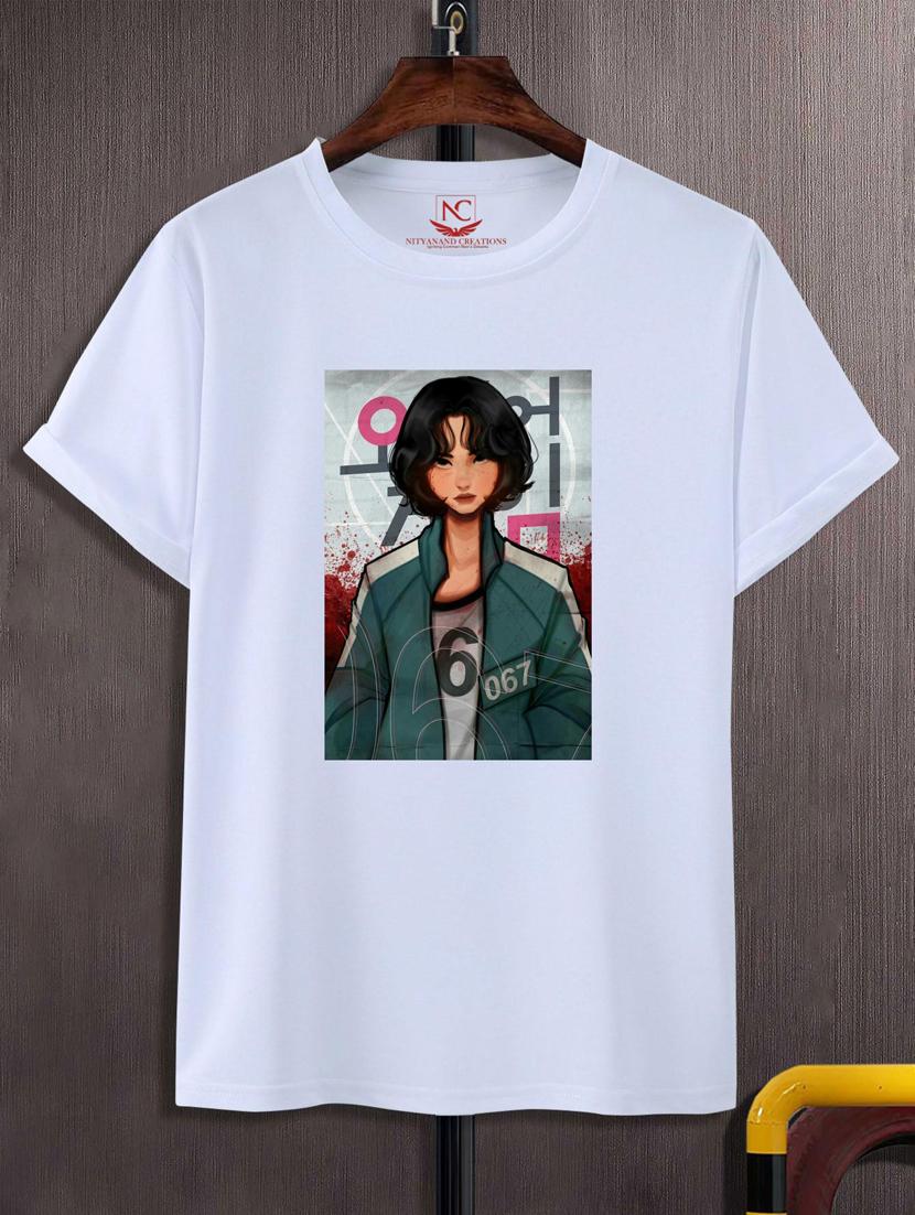 unisex white graphic printed t-shirt - 20883444 - Zoom Image - 0