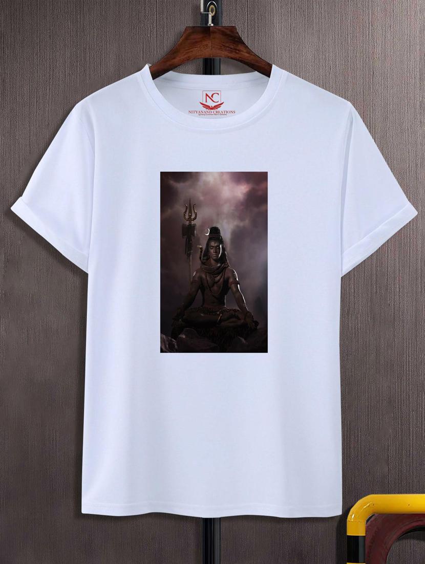 unisex white graphic printed t-shirt - 20883458 - Zoom Image - 0