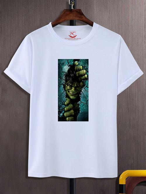 unisex white graphic printed t-shirt - 20883462 - Standard Image - 0