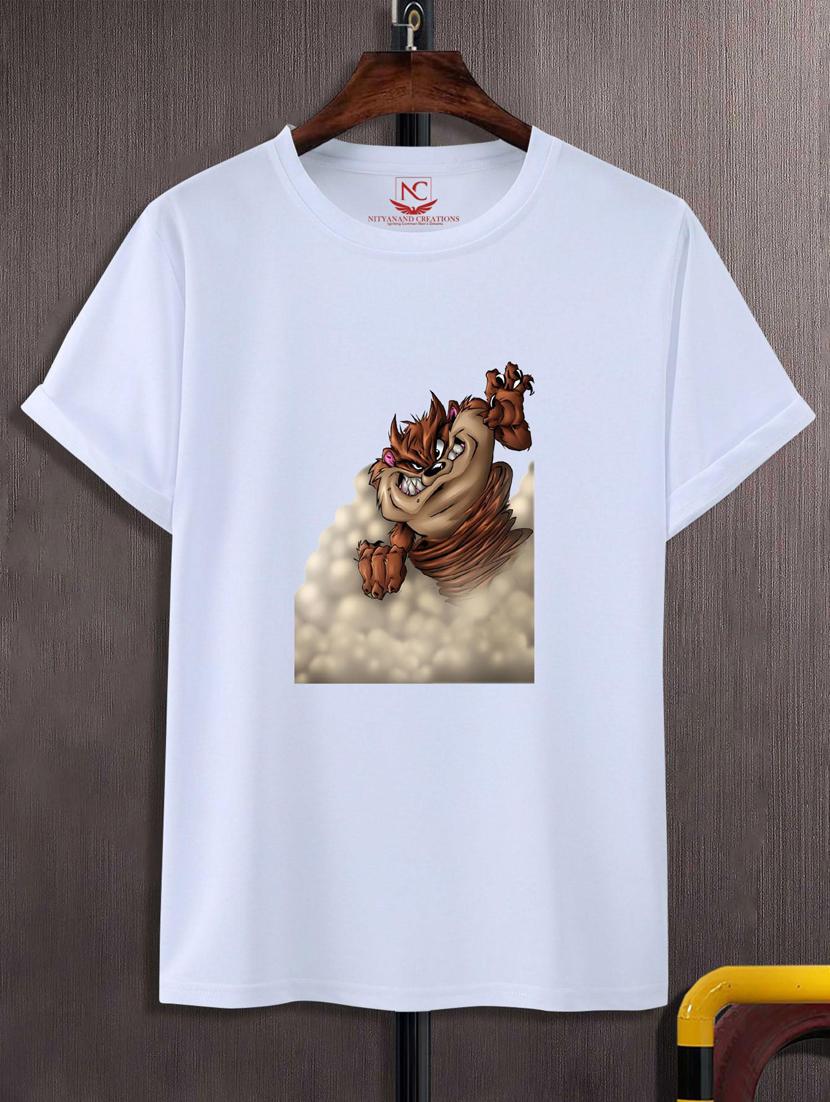 unisex white graphic printed t-shirt - 20883478 - Zoom Image - 0