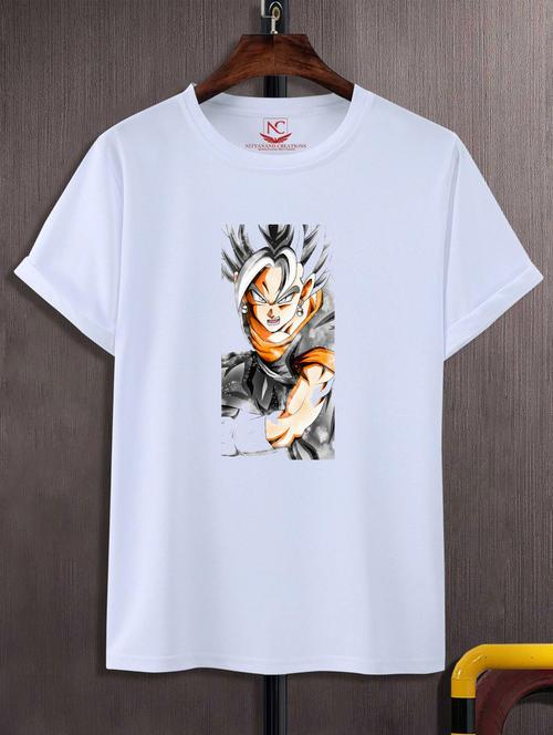 unisex white polyester graphic t-shirt - 20883479 - Standard Image - 0