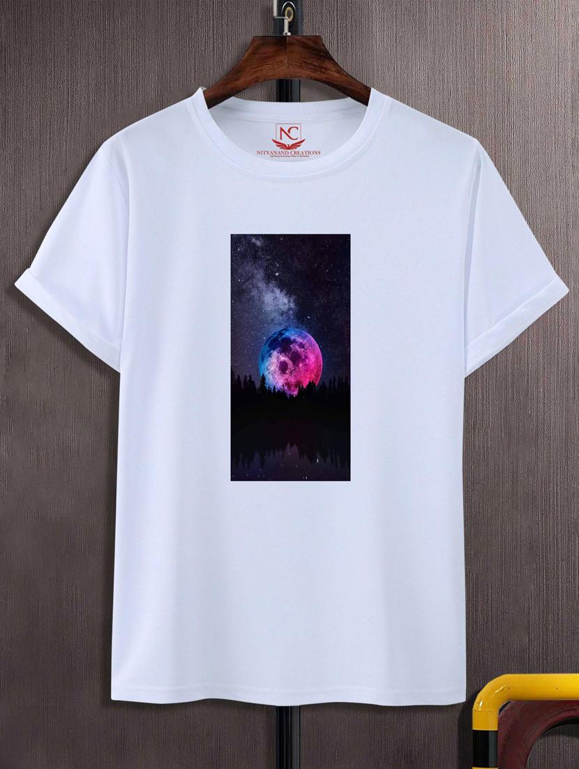 unisex white graphic printed t-shirt - 20883483 - Zoom Image - 0