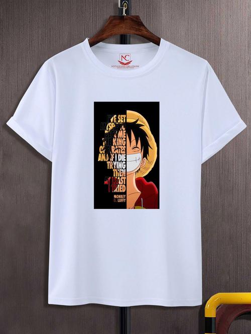 unisex white graphic printed t-shirt - 20883486 - Standard Image - 0