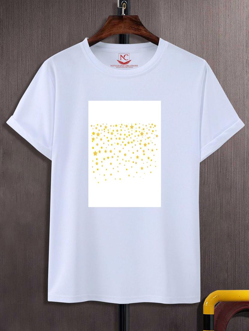 unisex white graphic printed t-shirt - 20883493 - Zoom Image - 0