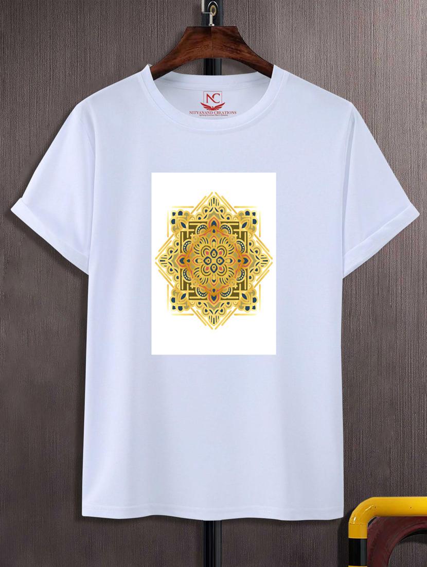 unisex white graphic printed t-shirt - 20883496 -  Zoom Image - 0