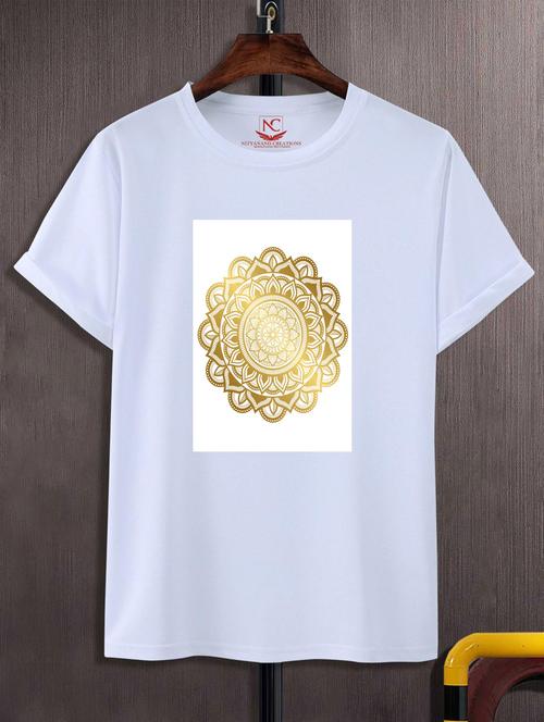 unisex white graphic printed t-shirt - 20883497 - Standard Image - 0