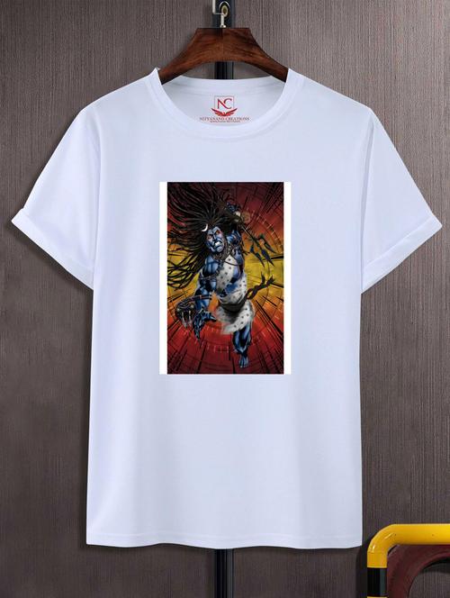 unisex white graphic printed t-shirt - 20883502 -  Standard Image - 0