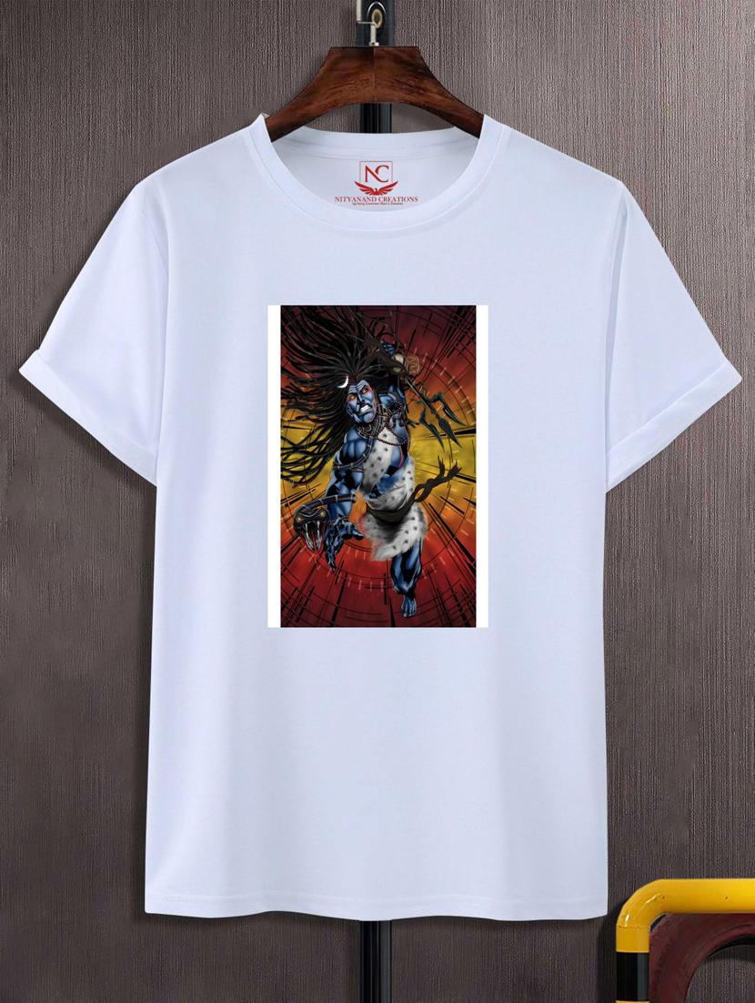 unisex white graphic printed t-shirt - 20883502 -  Zoom Image - 0