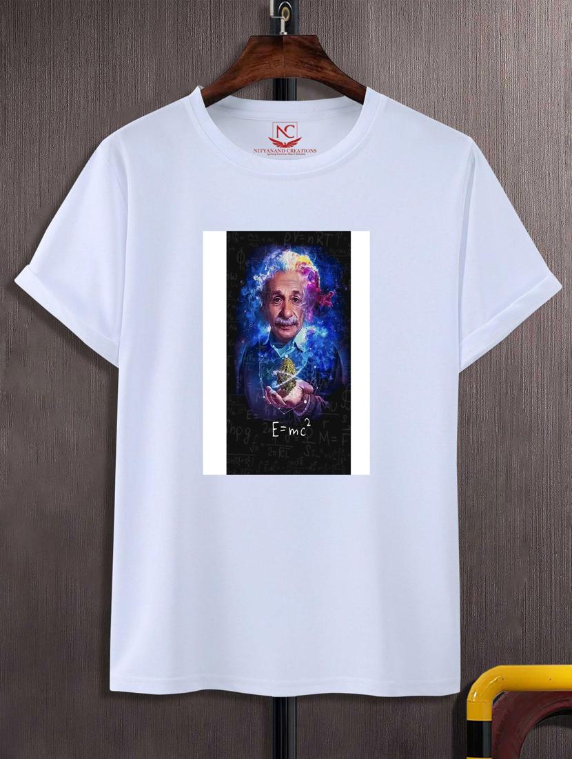 unisex white graphic printed t-shirt - 20883517 - Zoom Image - 0
