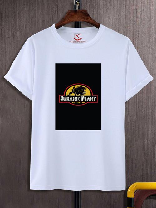 unisex white graphic printed t-shirt - 20883525 -  Standard Image - 0