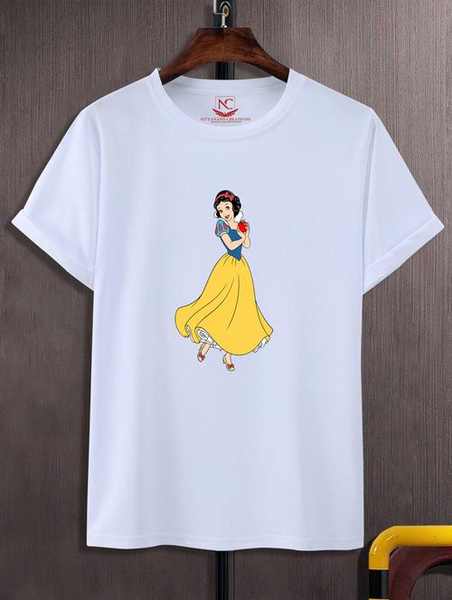unisex white graphic print t-shirt - 20883531 - Standard Image - 0