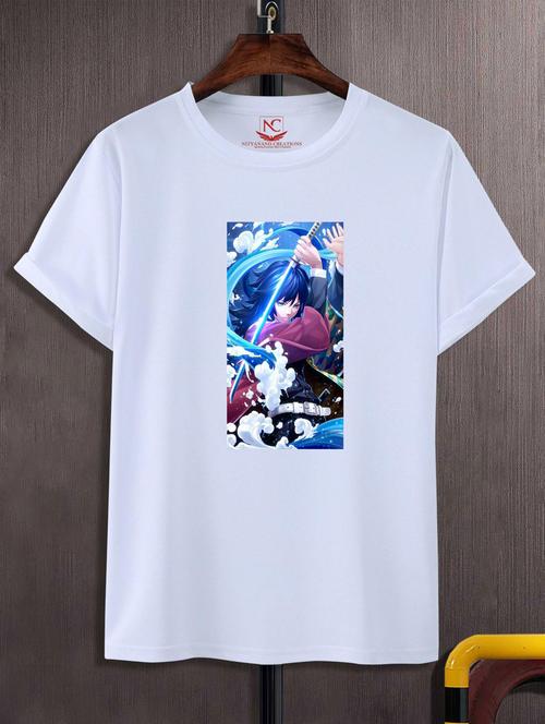 unisex white graphic printed t-shirt - 20883534 -  Standard Image - 0