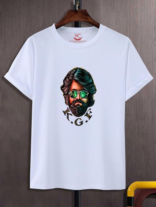 unisex white graphic print t-shirt - 20883543 - Standard Image - 0