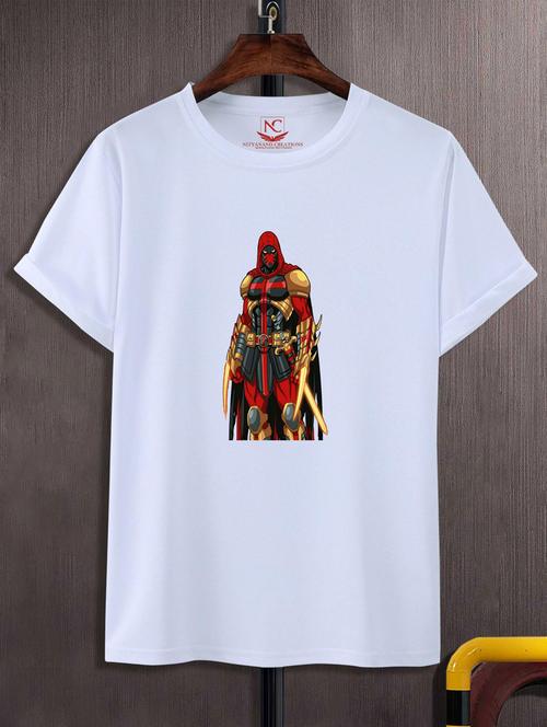 unisex white graphic printed t-shirt - 20883548 -  Standard Image - 0