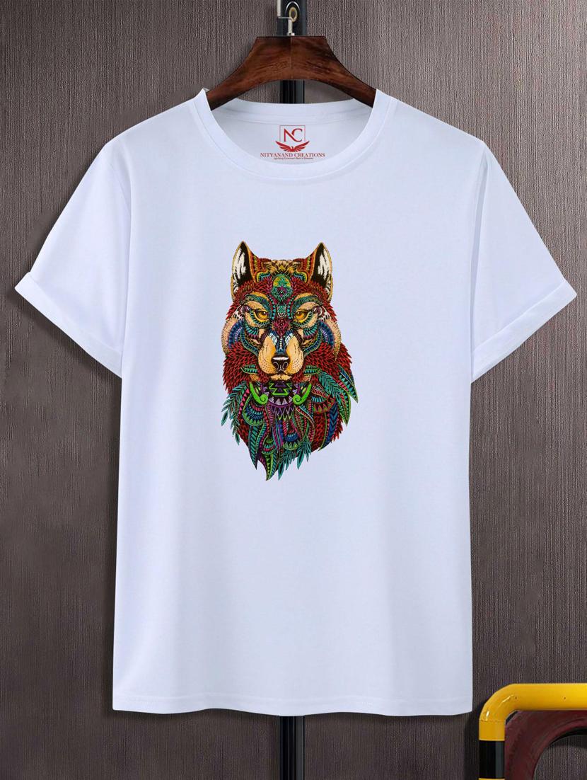 unisex white graphic printed t-shirt - 20883562 -  Zoom Image - 0