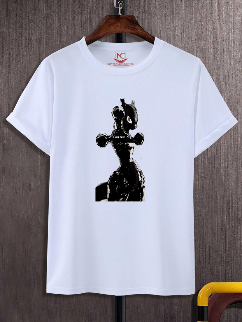 unisex white graphic printed t-shirt - 20883583 - Zoom Image - 0