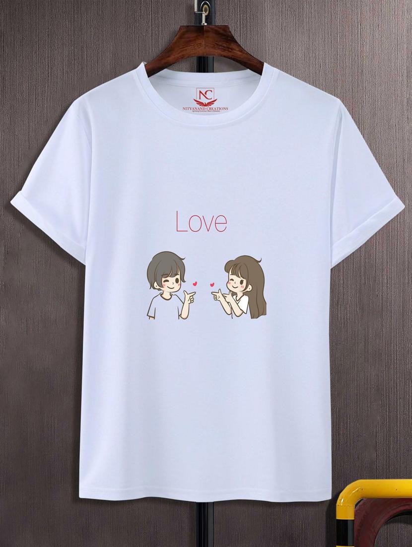 unisex white graphic printed t-shirt - 20883586 - Zoom Image - 0