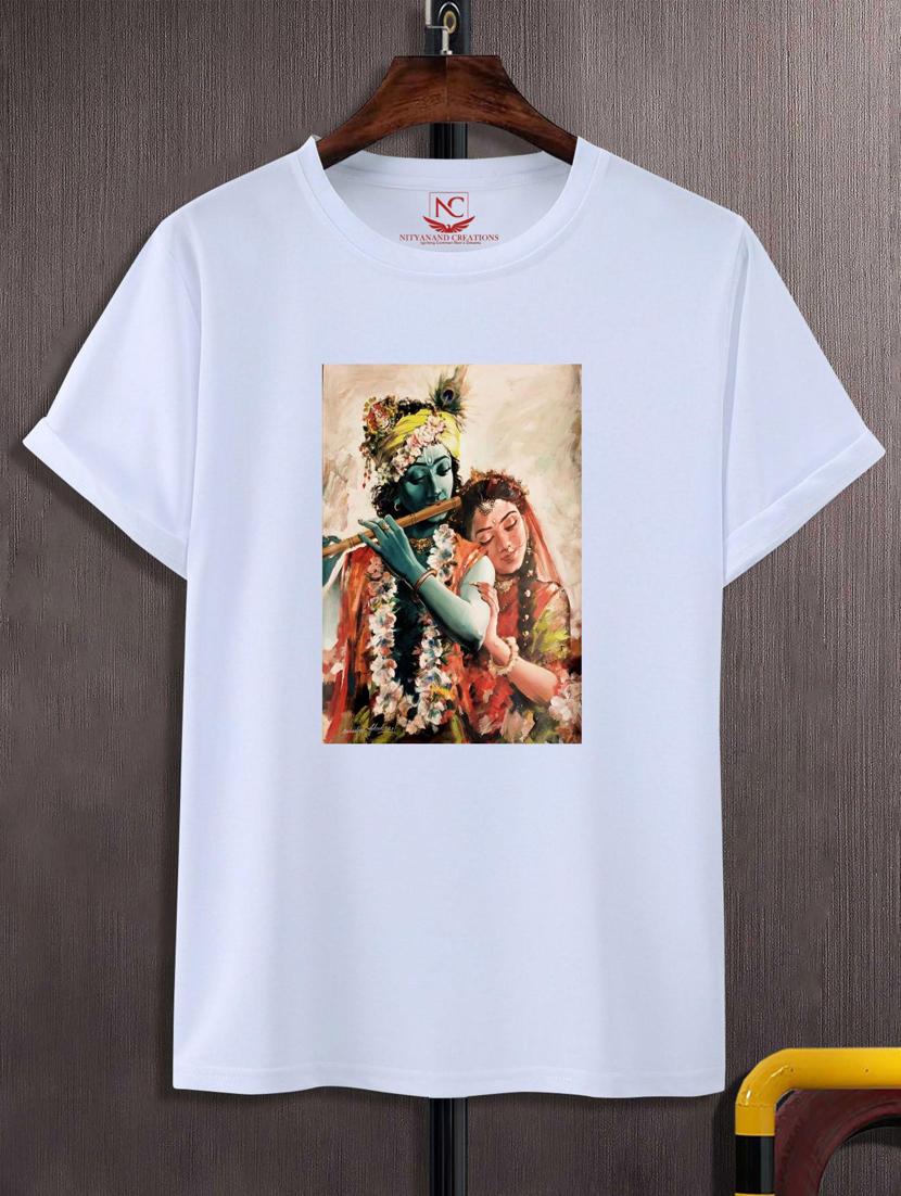 unisex white graphic printed t-shirt - 20883619 -  Zoom Image - 0