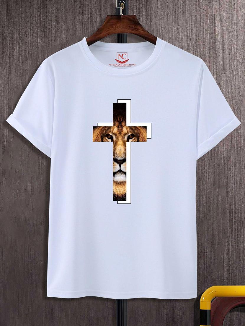 unisex white graphic printed t-shirt - 20883621 - Zoom Image - 0