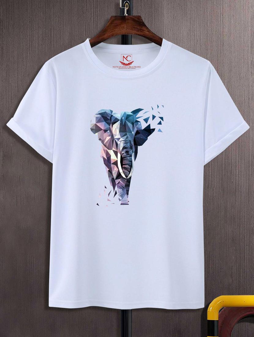 unisex white graphic printed t-shirt - 20883641 -  Zoom Image - 0