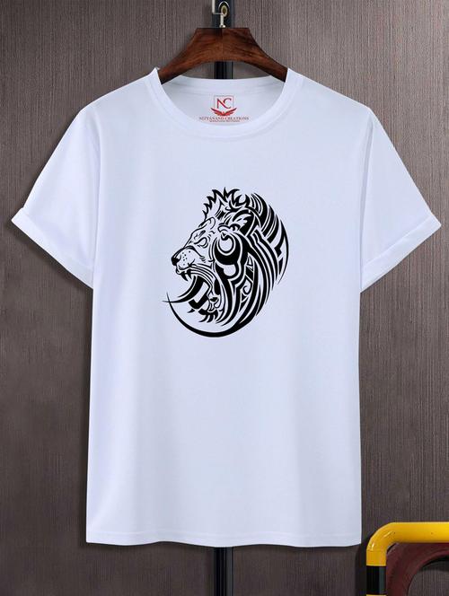 unisex white graphic printed t-shirt - 20883648 -  Standard Image - 0