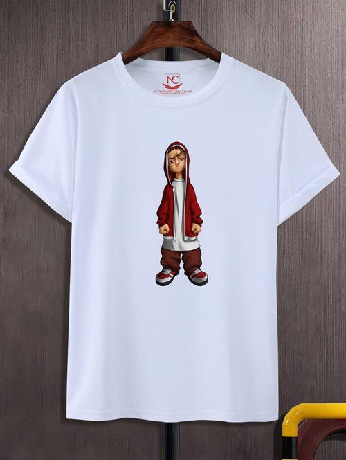 unisex white graphic printed t-shirt - 20883650 -  Standard Image - 0