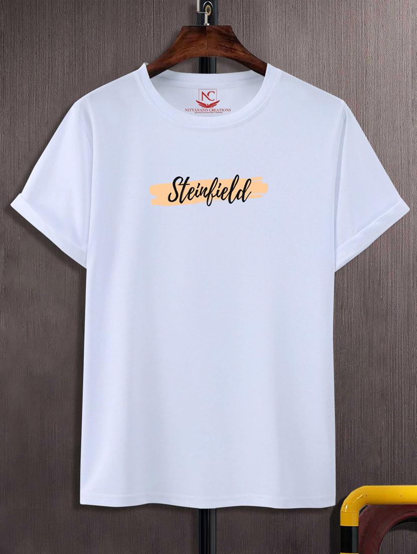 unisex white graphic printed t-shirt - 20883655 - Zoom Image - 0