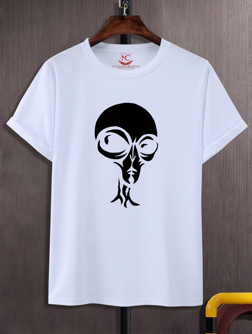 unisex white graphic printed t-shirt - 20883658 -  Zoom Image - 0