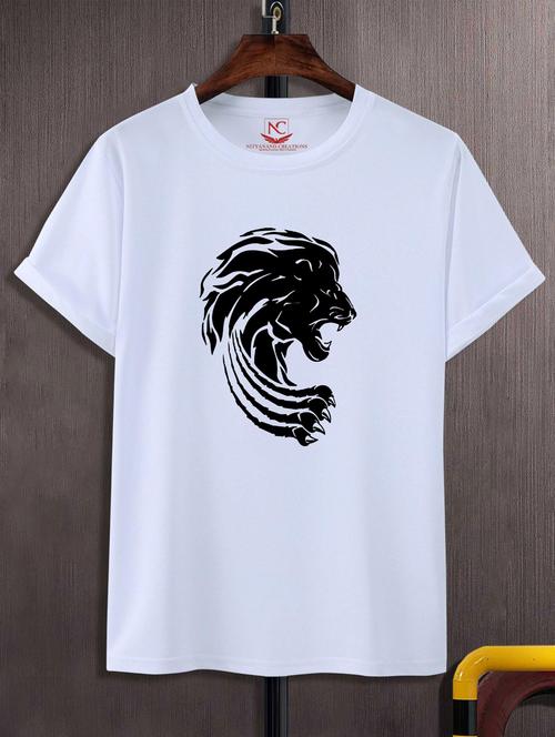 unisex white graphic printed t-shirt - 20883664 -  Standard Image - 0