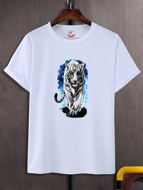 unisex white graphic printed t-shirt - 20883665 -  Standard Image - 0