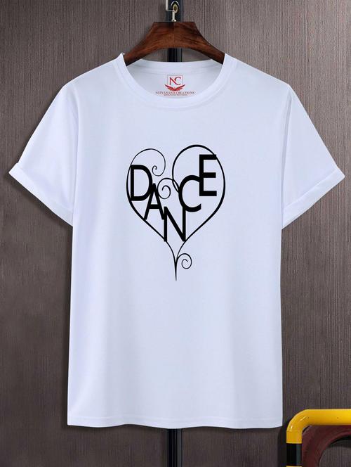 unisex white polyester graphic t-shirt - 20883668 -  Standard Image - 0