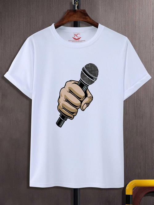 unisex white graphic printed t-shirt - 20883669 - Standard Image - 0