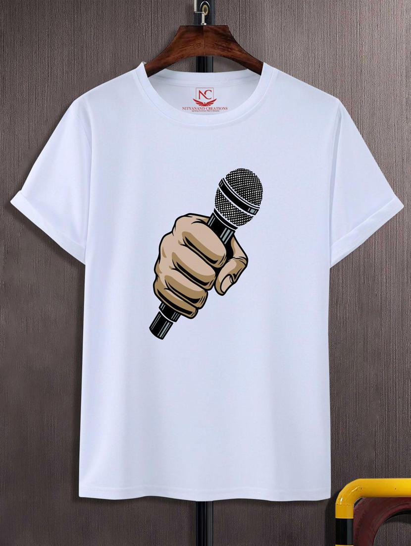 unisex white graphic printed t-shirt - 20883669 - Zoom Image - 0