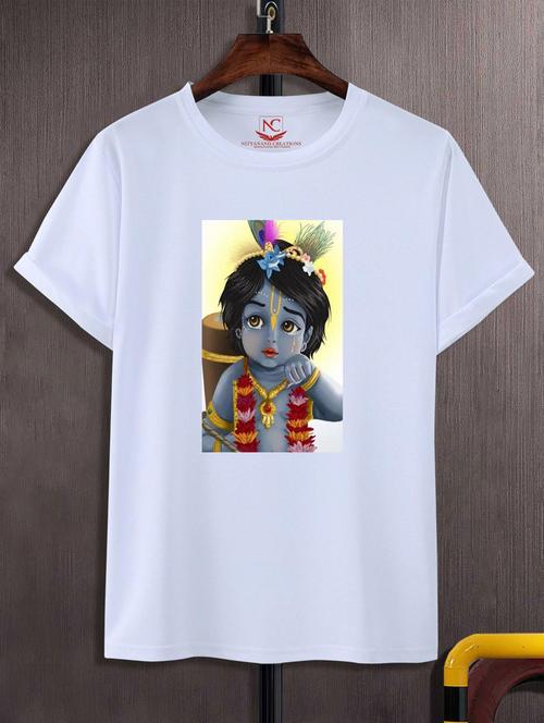 unisex white graphic printed t-shirt - 20883671 -  Standard Image - 0