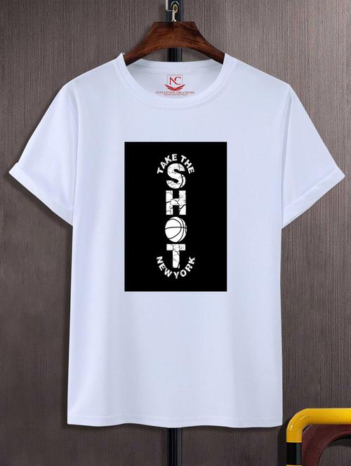 unisex white graphic printed t-shirt - 20883673 - Standard Image - 0