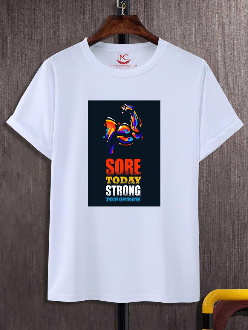 unisex white graphic printed t-shirt - 20883695 -  Zoom Image - 0