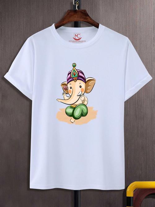 unisex white graphic printed t-shirt - 20883702 -  Standard Image - 0