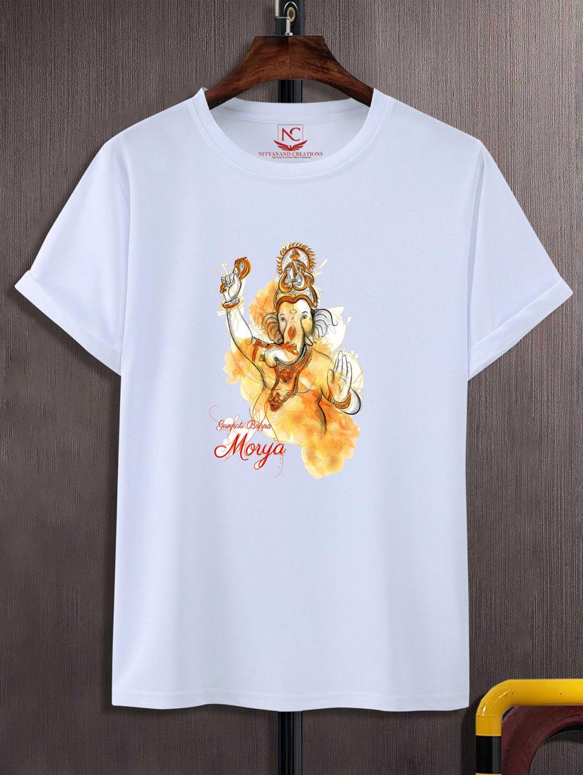 unisex white graphic printed t-shirt - 20883705 -  Zoom Image - 0