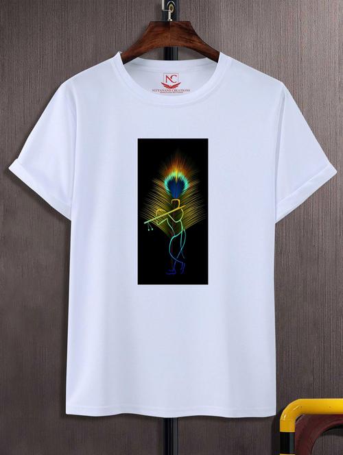 unisex white graphic printed t-shirt - 20883706 -  Standard Image - 0