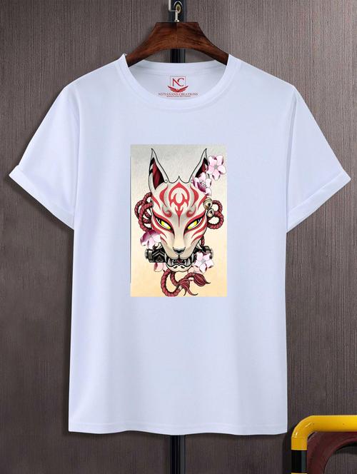 unisex white graphic printed t-shirt - 20883710 -  Standard Image - 0