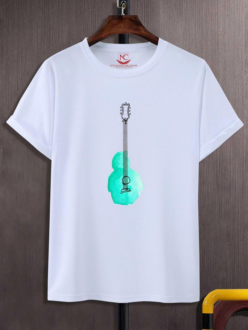 unisex white graphic printed t-shirt - 20883723 -  Zoom Image - 0