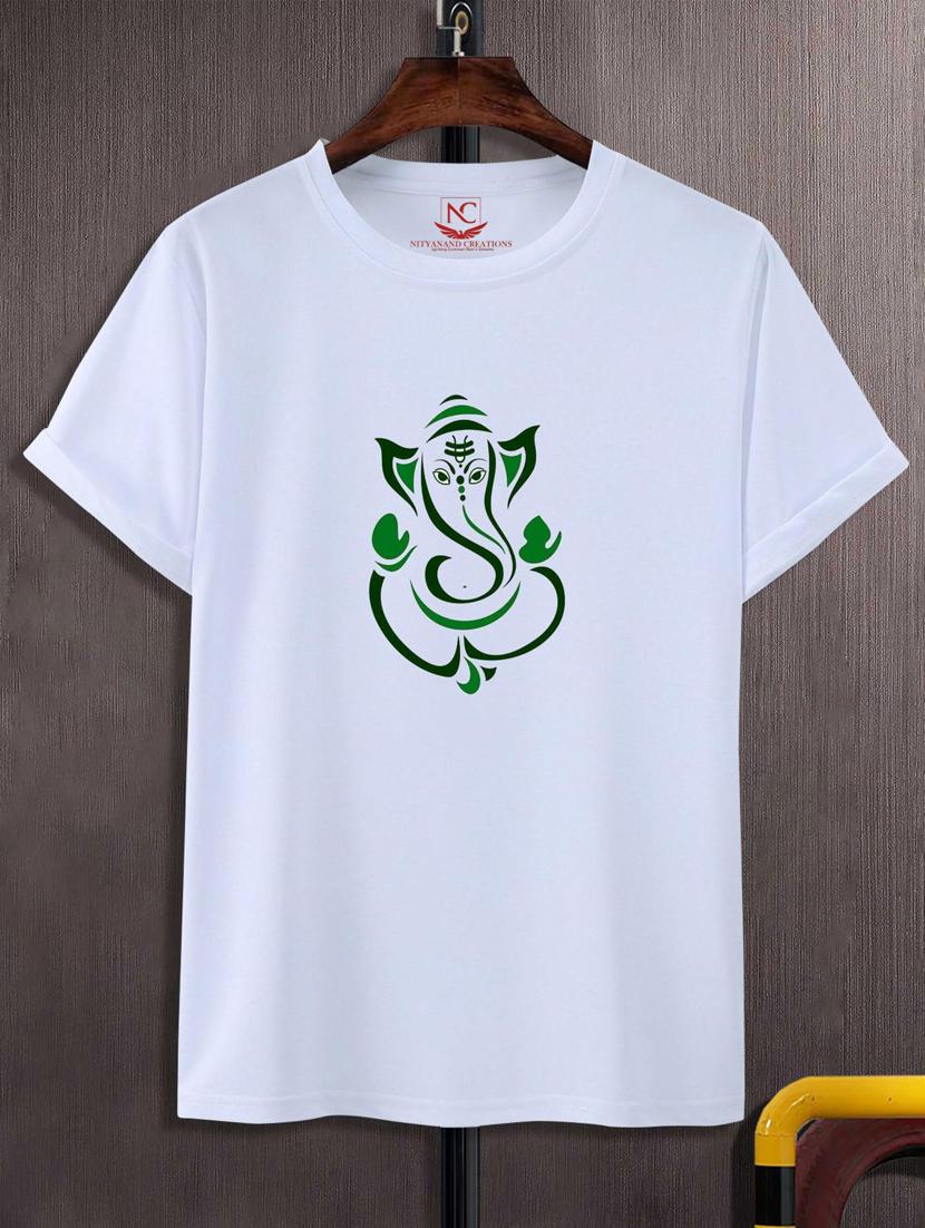 unisex white graphic printed t-shirt - 20883733 -  Zoom Image - 0